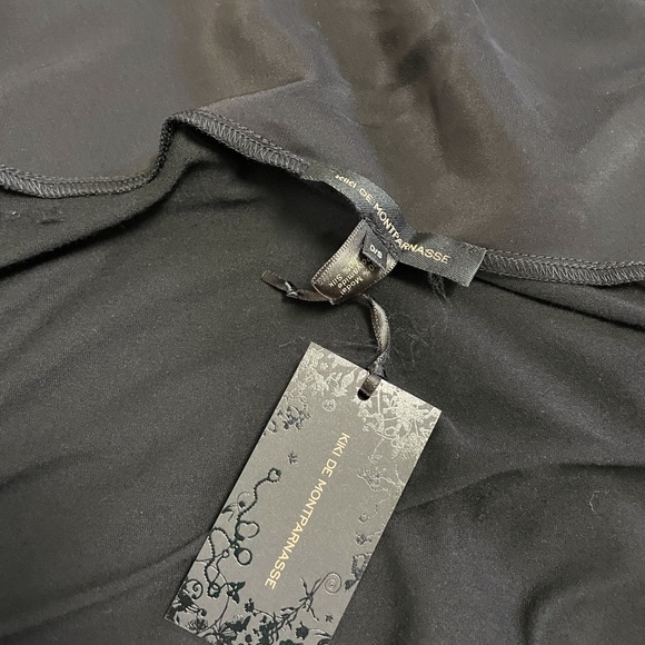 NWT New Kiki de Montparnasse Black Sarong Silk Modal Jersey Swim Cover-up - Picture 7 of 8